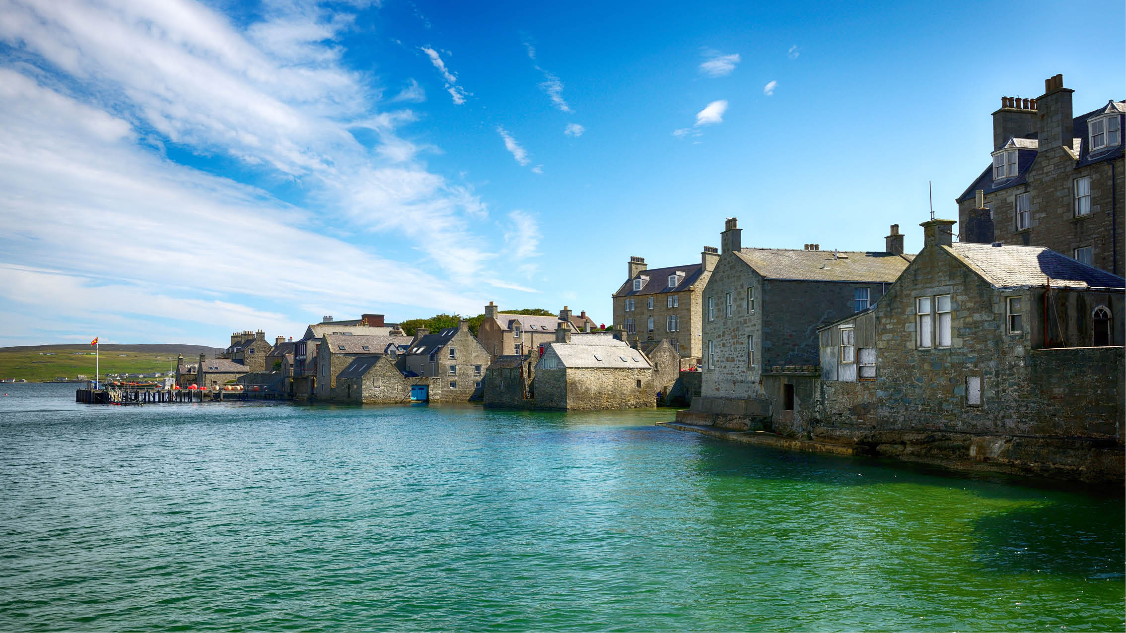 Laurdag 29. august  Lerwick p Shetland